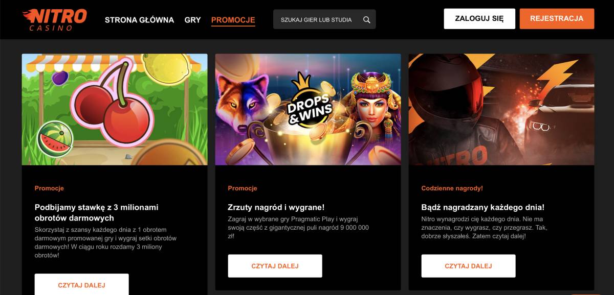 nitro casino bonus