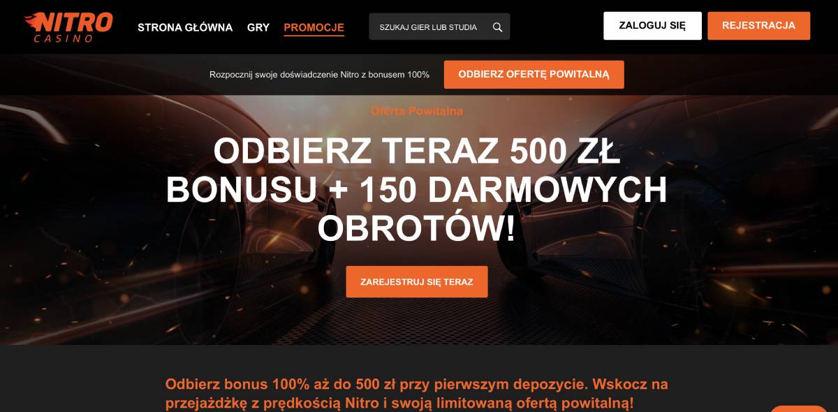 bonus powitalny kasyno