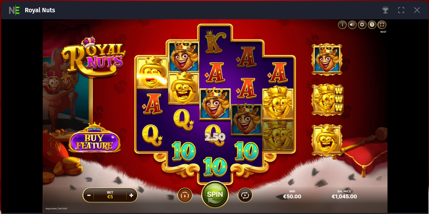 royal nuts slot w winshark