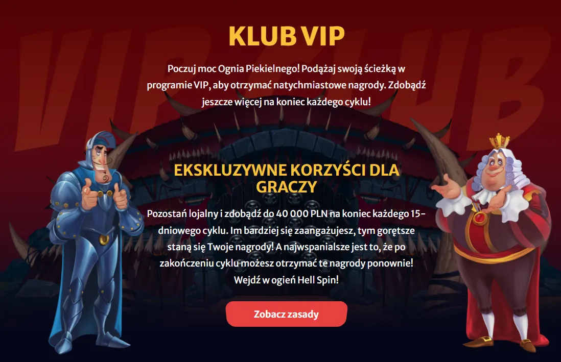 Hellspin kasyno vip