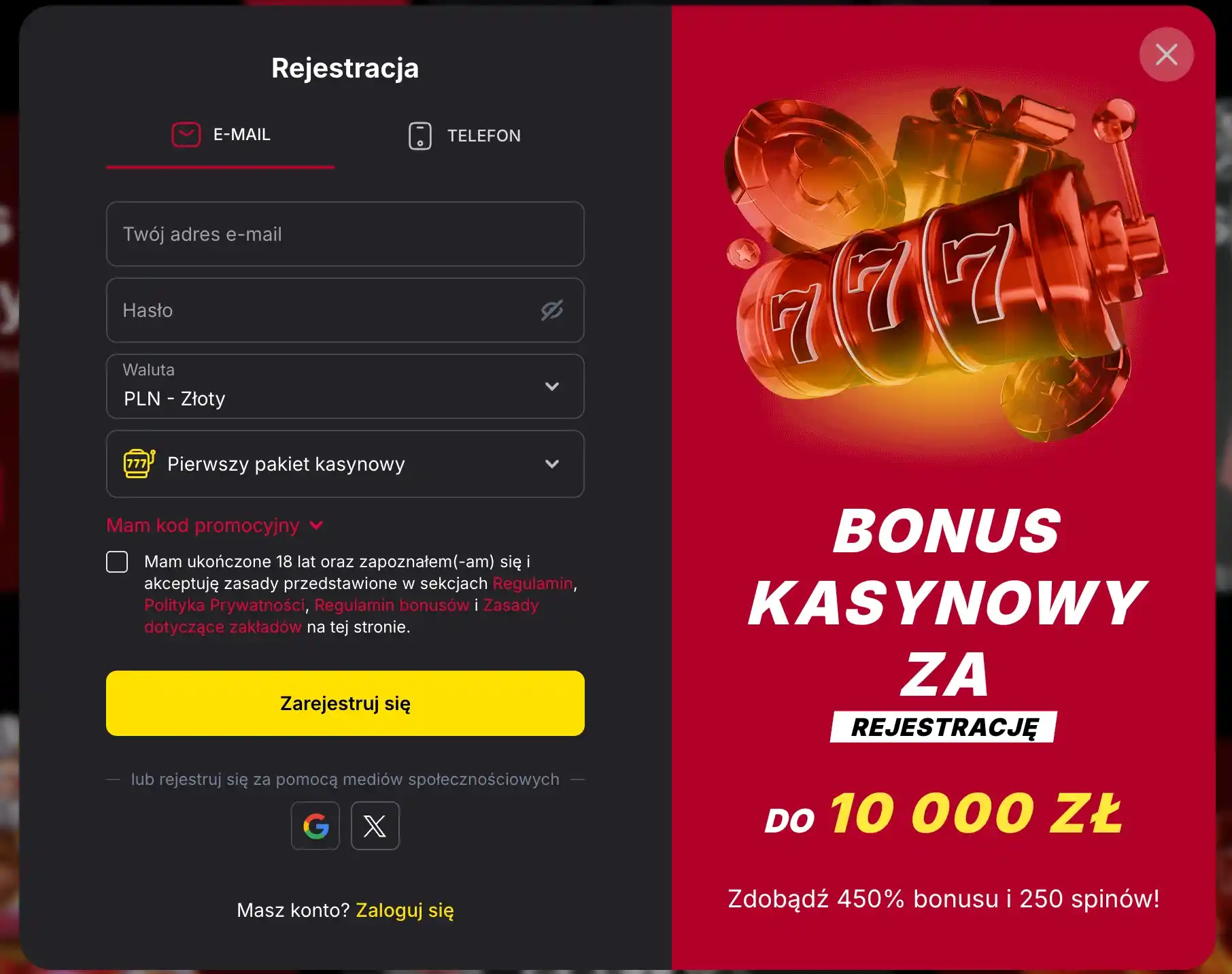 vulkanspiele rejestracja