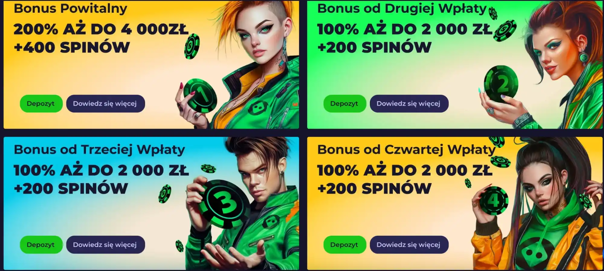 spinoloco bonusy