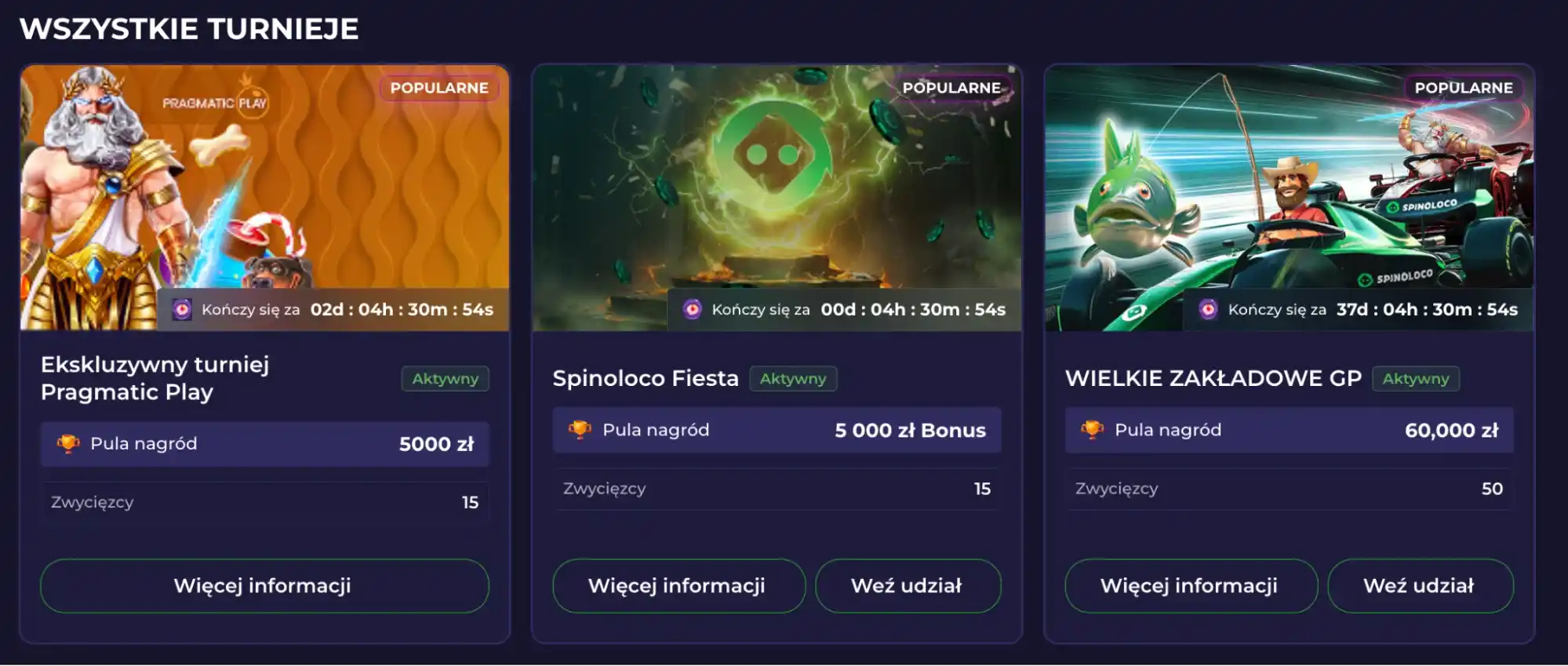 spinoloco turnieje